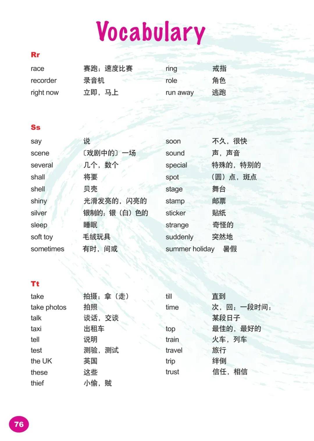 包含小五英语上册！同步资料，外研版课本适配的词条