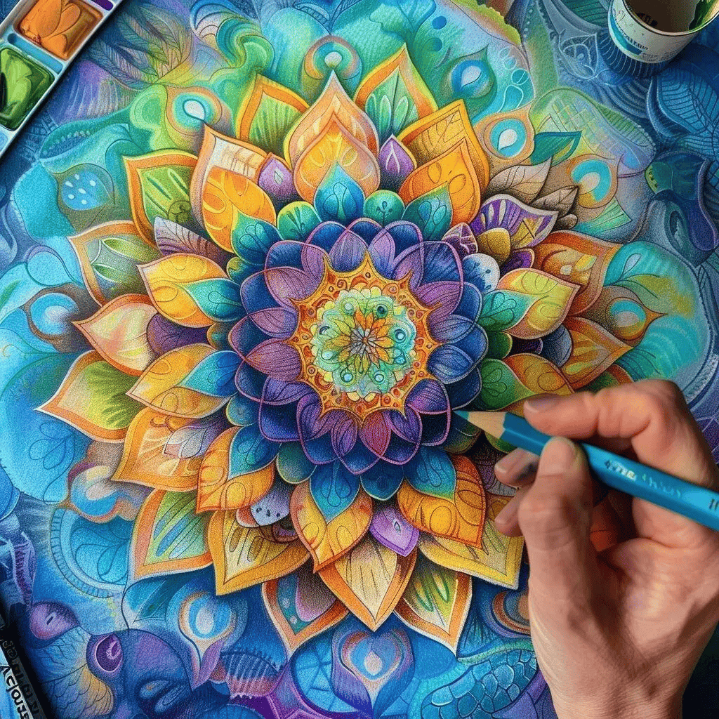 神秘又神奇的曼陀罗绘画治疗