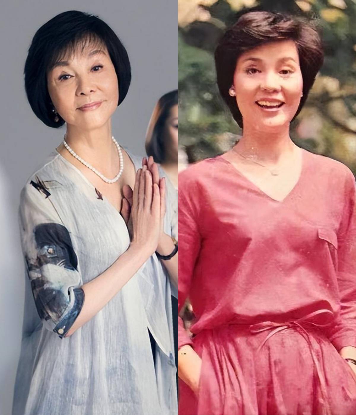 80岁归亚蕾自然老去,衣着朴素接地气,头发烫卷依旧优雅