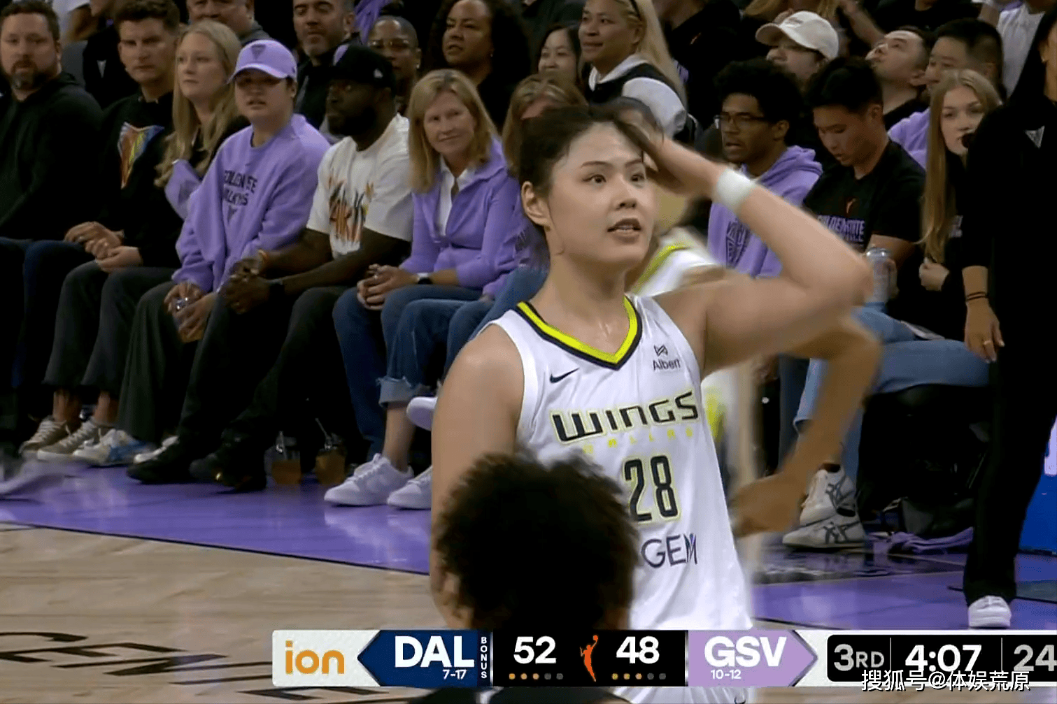 WNBA焦点战：李月汝末节遭弃用，达拉斯飞翼队惜败金州女武神