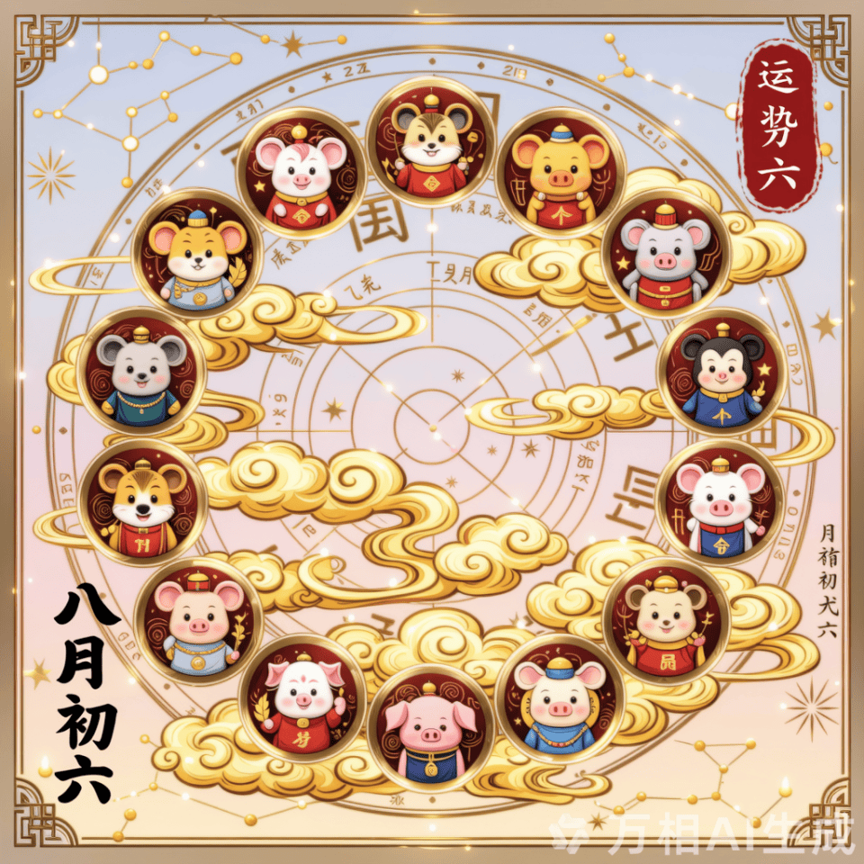 一天的所有生肖运势图(一天属相的排列)