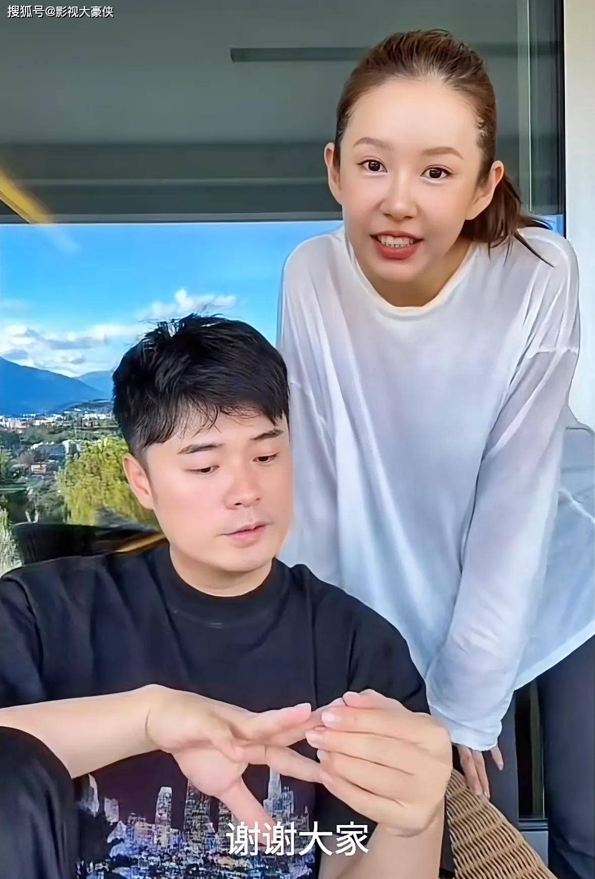 原创陈赫一家四口瑞士游张子萱素颜出镜一点不像俩娃儿妈啊