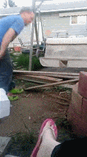 搞笑GIF：这姐路人视角长这样啊，真的惊艳了路人!