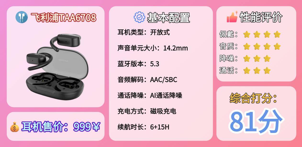 哪款开放式耳机音质最好?2025十款热门蓝牙耳机机型推荐!