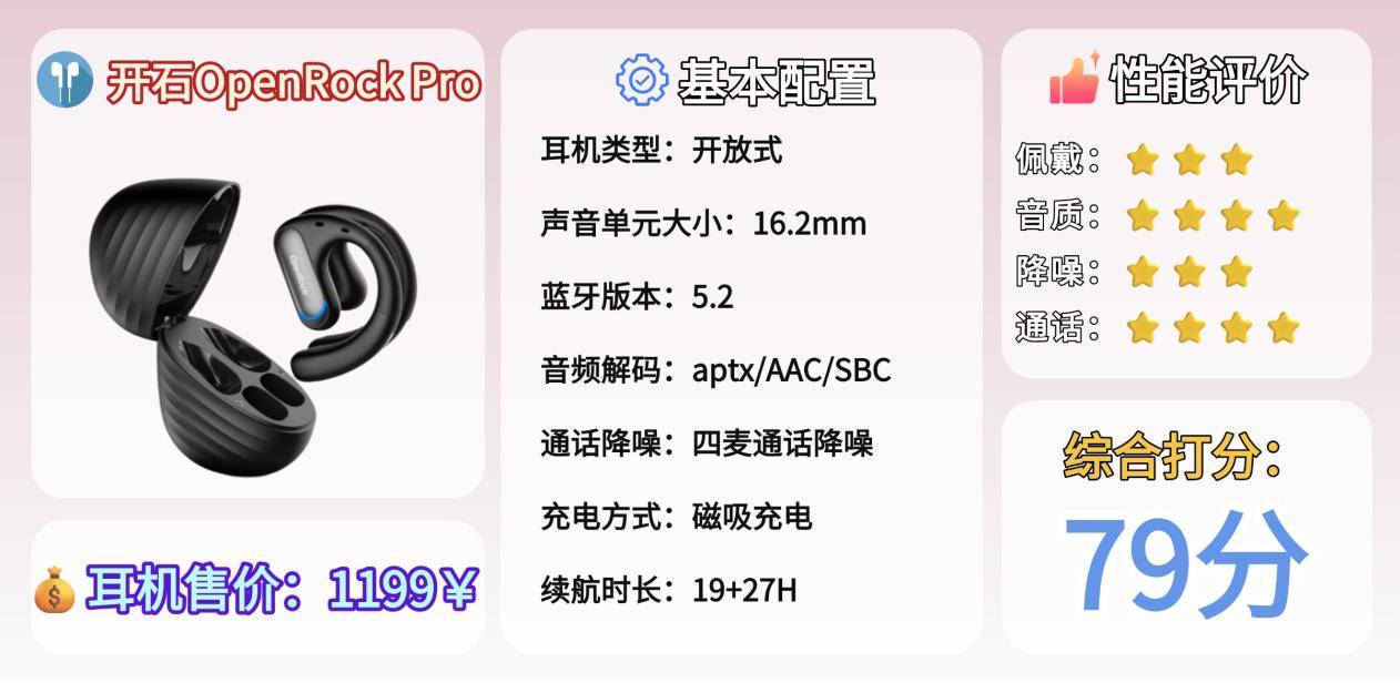 开放式蓝牙耳机哪个品牌好?2025年最值得买10款开放式耳机排行!