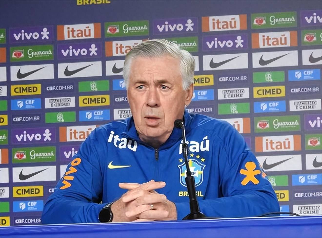 巴西国足主帅安切洛蒂:会继续派出4名前锋首发;是时候结束冠军荒了