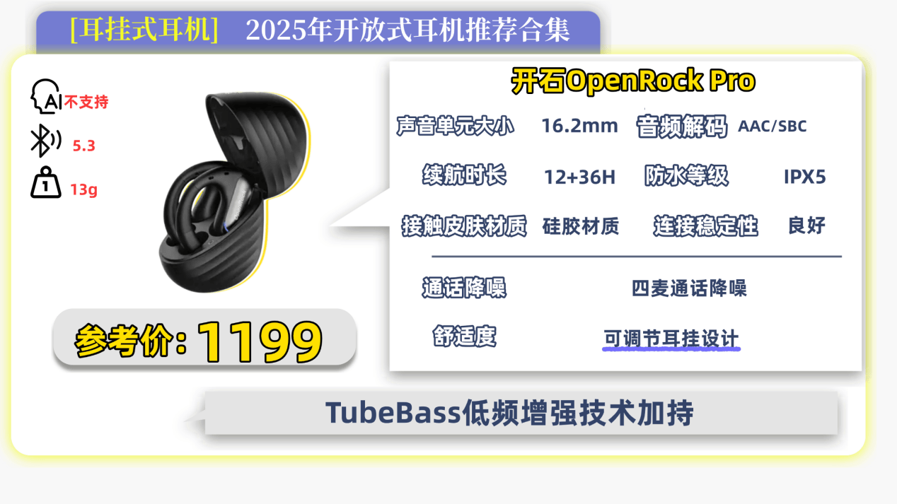 什么是开放式耳机?双十一开放式耳机排行榜10强推荐