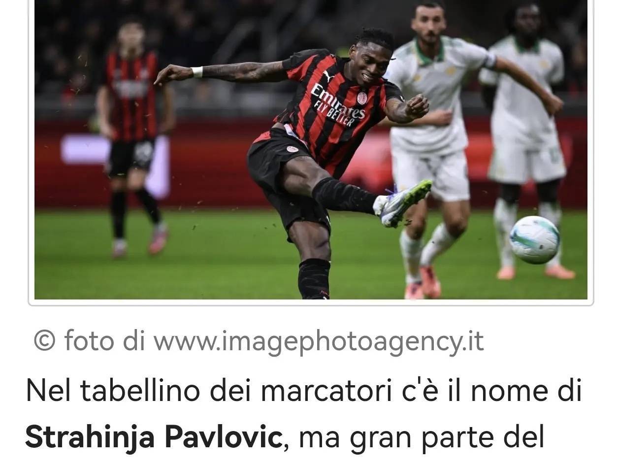 意甲媒体透露:米兰前锋莱奥兑现了和塔雷的承诺,把团队利益放在首位,愿意接受安排