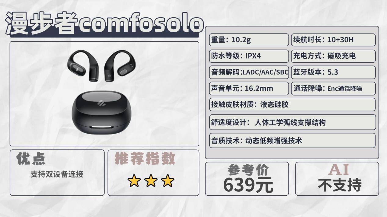 什么是开放式耳机? 全网热门开放式耳机排行榜10强揭晓