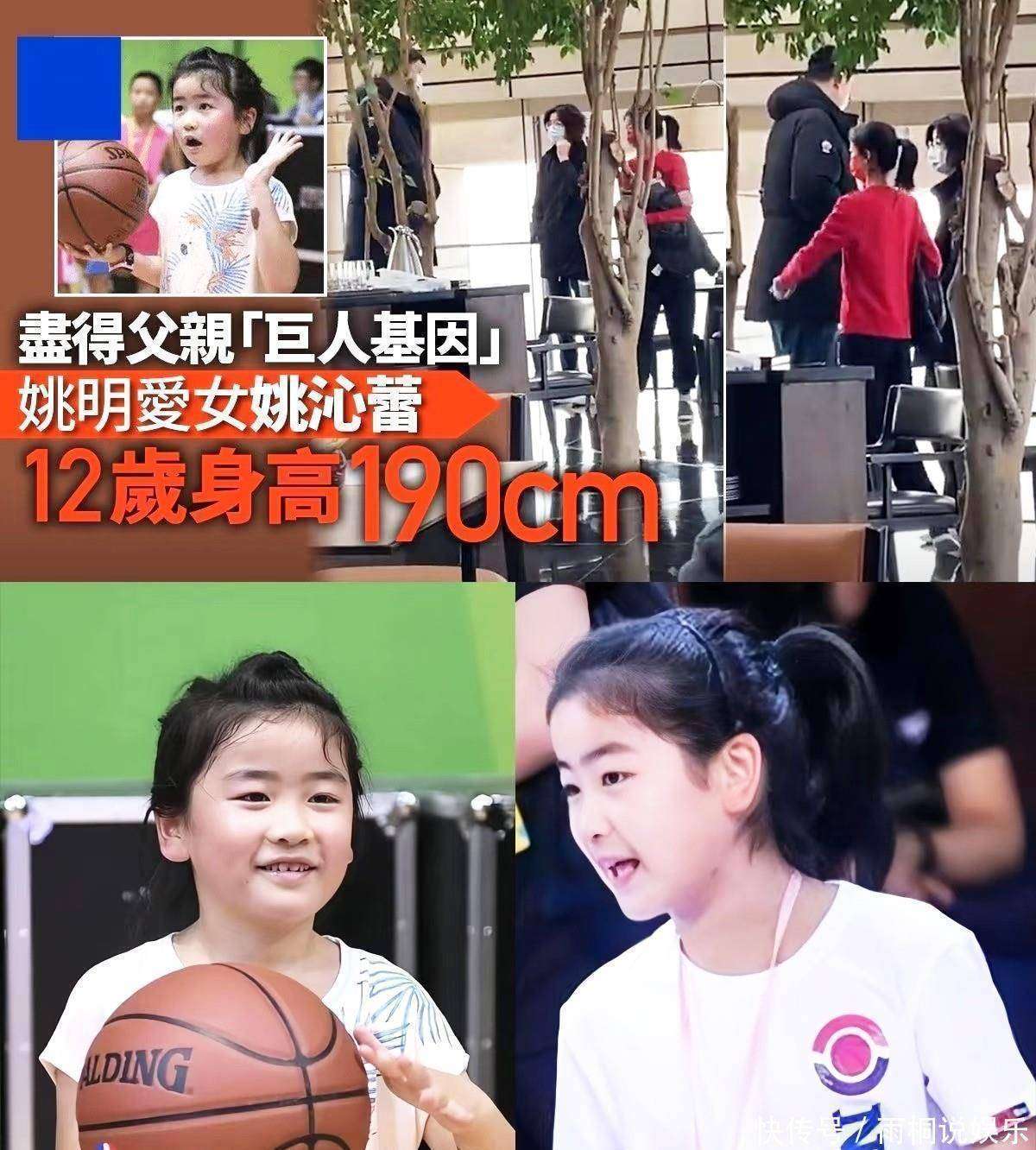 姚明女儿姚沁蕾身高,刷新了对"星二代"的想象!
