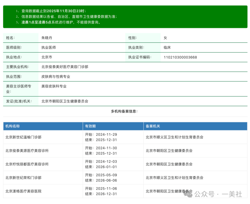 起底俊泰系医美乱象:违规聘用未备案医师 鼻整形失败致畸形(图5) 文章配图-1