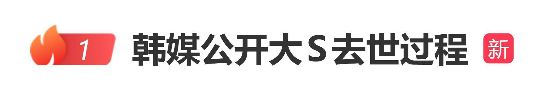 韩媒公开大S去世过程：高烧后泡温泉病情恶化，去机场路上心脏骤停，抢救14小时未能恢复意识 插图