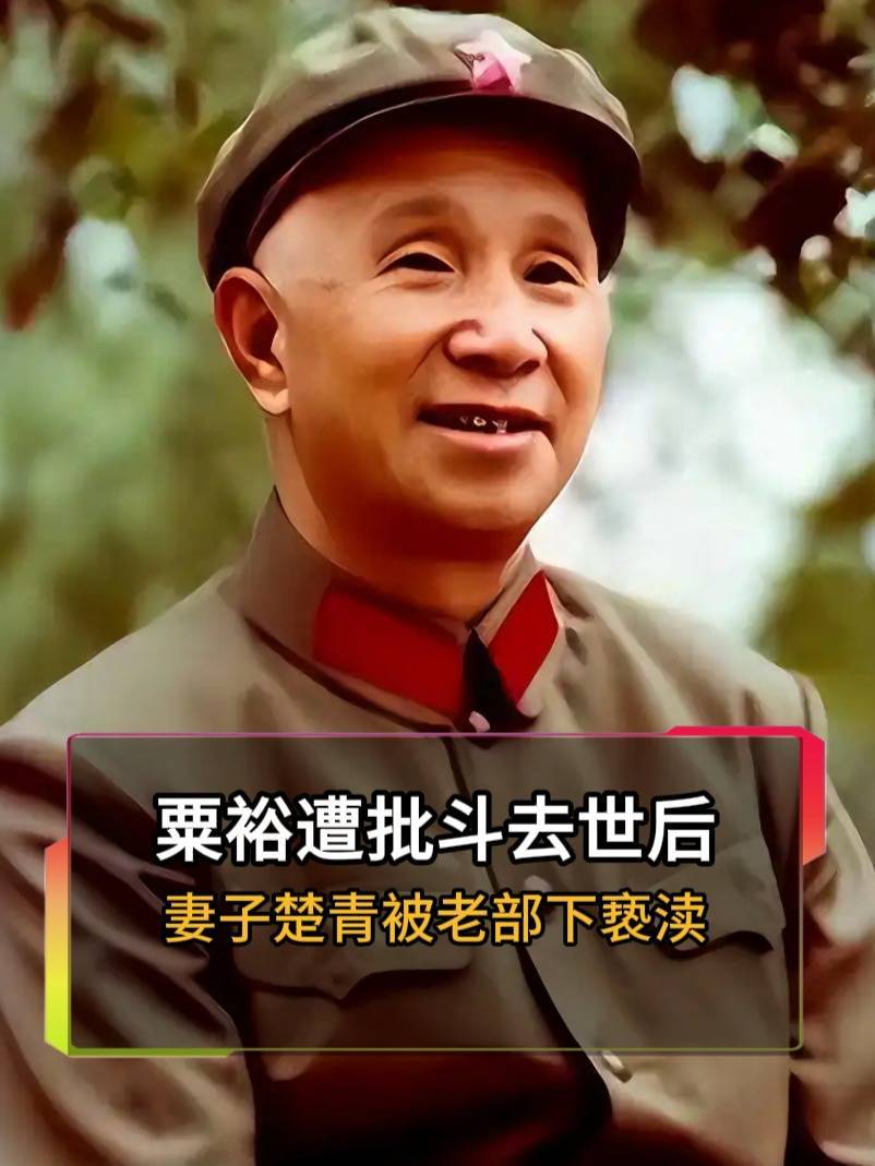 粟裕遭批斗去世后，其妻子楚青被老部下亵渎？王必成将军当众发飙