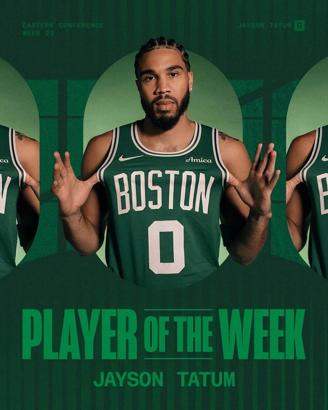 nba官宣周最佳约基奇塔图姆当选 东契奇哈登申京等球星获提名