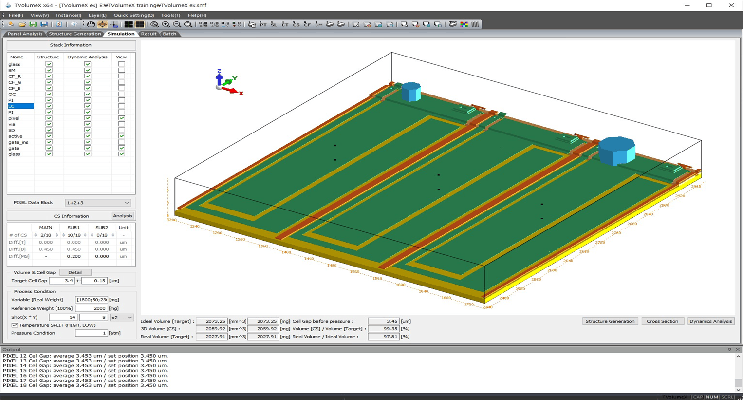 [TechwizD和TX液晶显示软件] TVolumeX应用：液晶成盒优化的图5