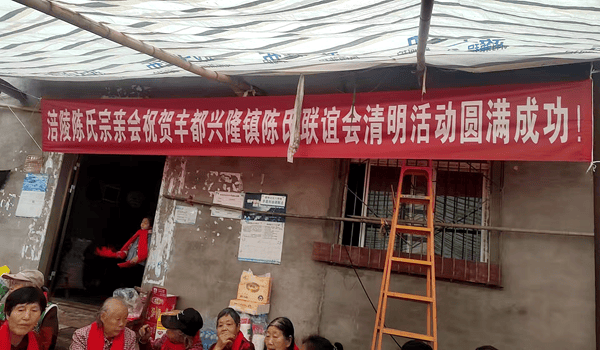 涪陵陈氏宗亲赴丰都兴龙镇：清明祭祖传文脉 宗亲同心话发展 (图2)