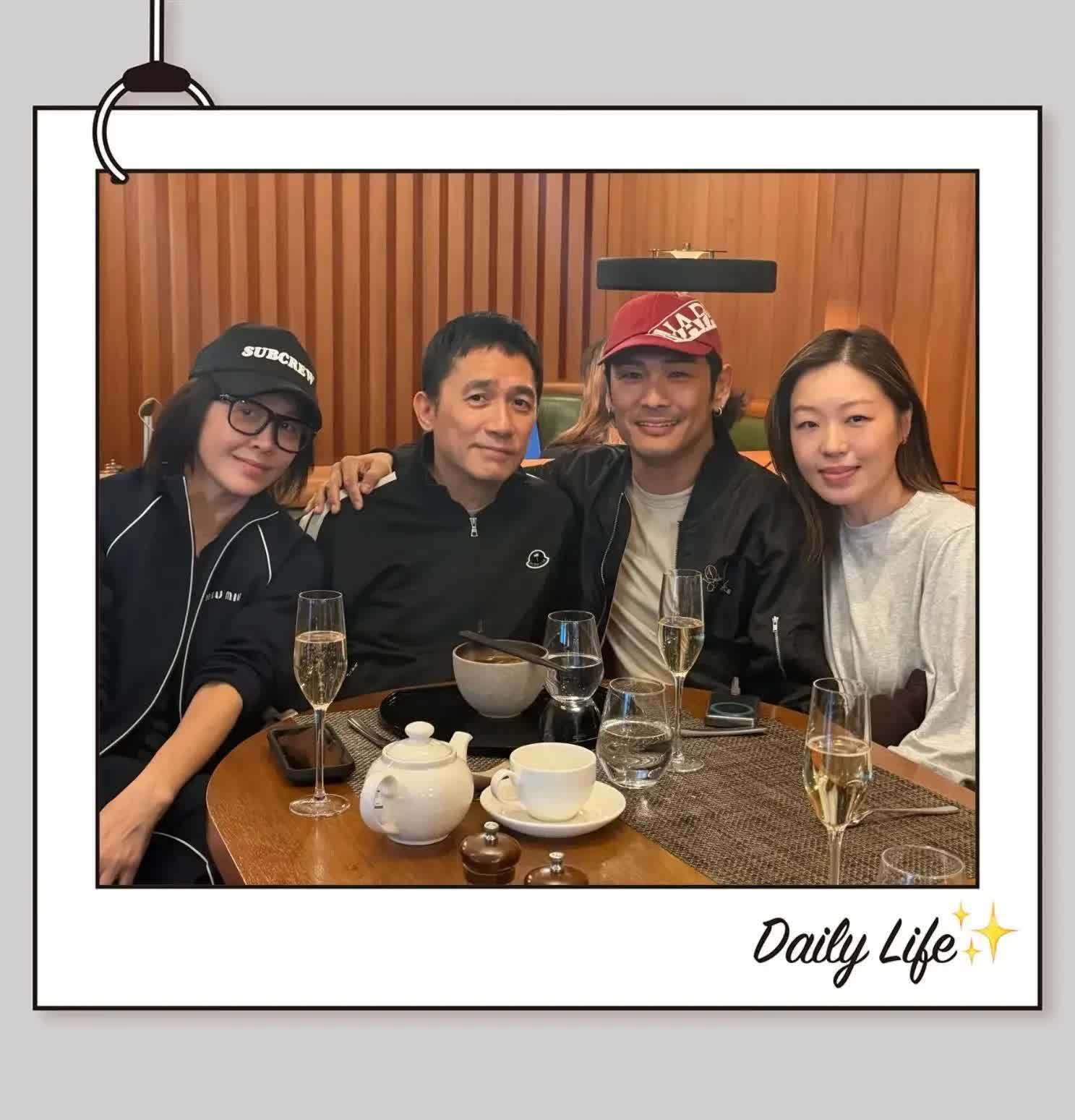 刘嘉玲晒照偶遇杜德伟夫妇 刘嘉玲晒照偶遇杜德伟夫妇