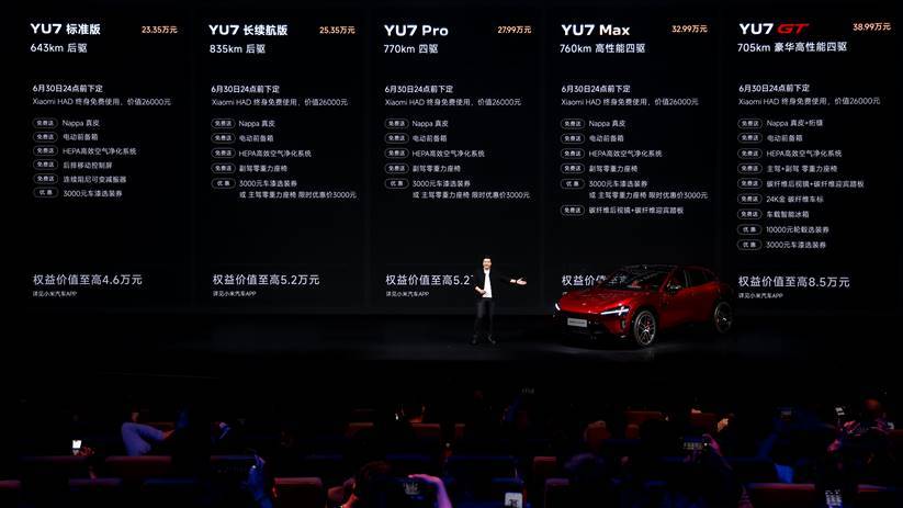7分22秒755!小米YU7 GT登顶纽北最速SUV,雷军:在伟大旅程中成就更好的自己-最极客