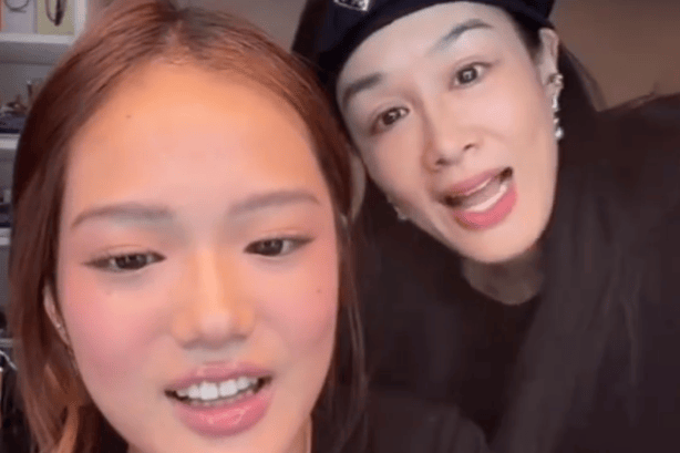 钟丽缇二女儿直播惊现电子烟 妈妈突访致其慌张藏匿