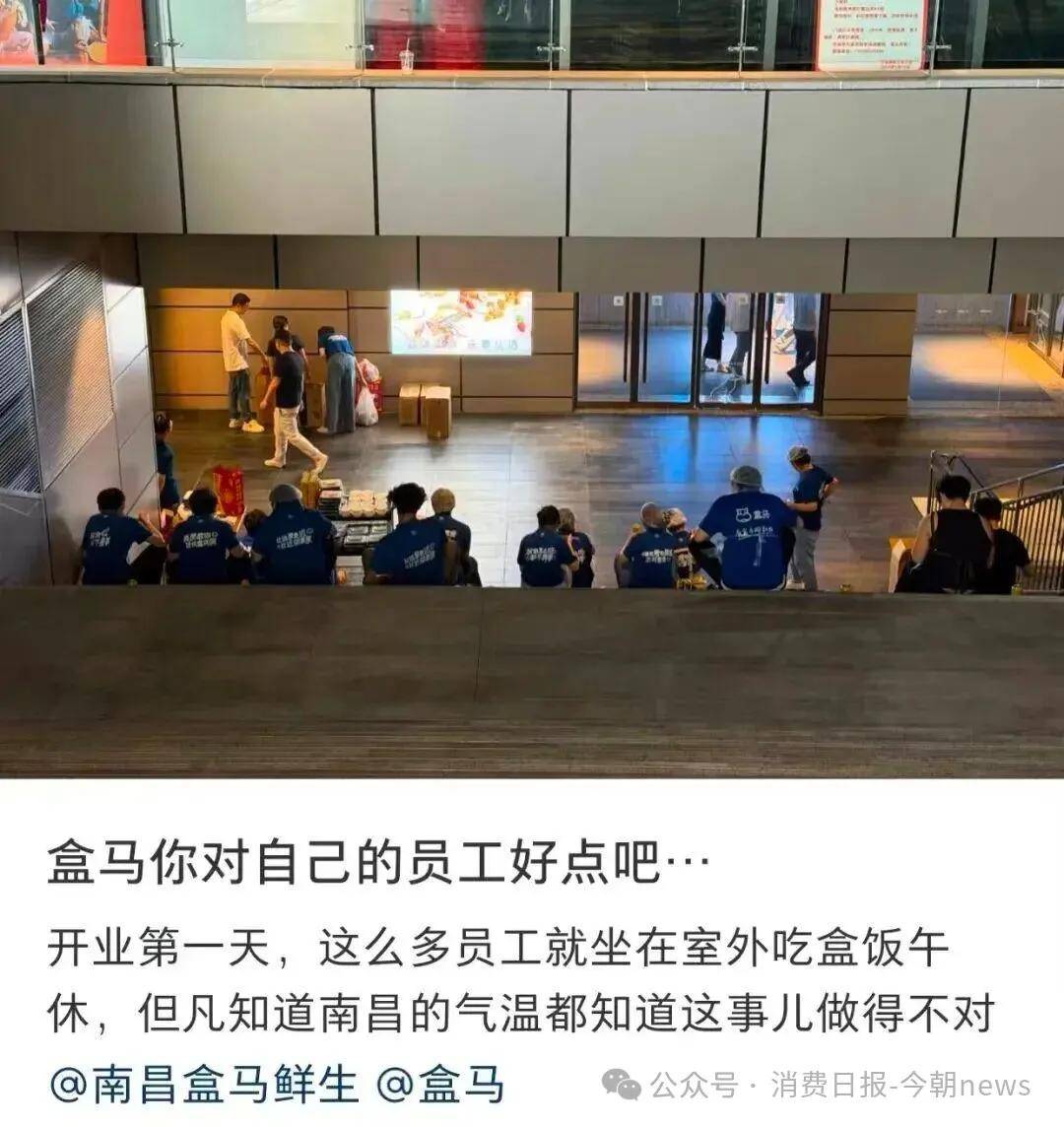 员工露天就餐舆情外 盒马折扣化战略面临用工与品控多重考验(图1) 文章配图-1