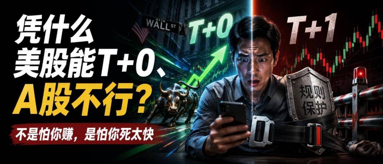 凭什么美股能T+0、A股不行？不是怕你赚，是怕你死太快
