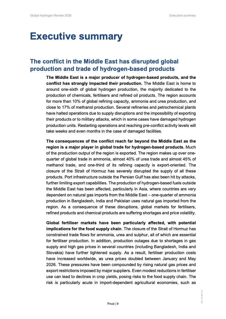 IEA:2026年全球氢能评估报告(图22) IEA:2026年全球氢能评估报告(图22)