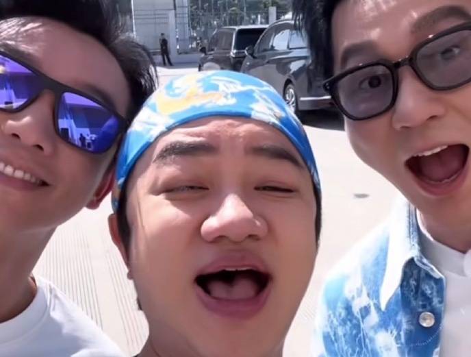 李晨郑恺迎接王祖蓝惊喜回归
