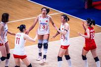 世联总决赛-中国女排3-2美国进4强 庄宇珊17分王奥芊绝杀
