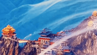多名网友拍到老君山“灵气护罩”奇观