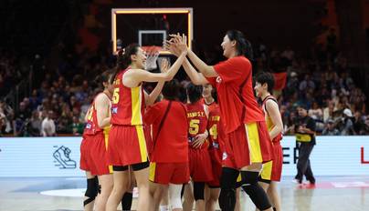 组图：中国女篮险胜波多黎各 晋级世界杯8强