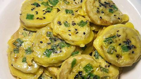 香软开胃的茄子鸡蛋饼