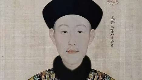 乾隆到底是什么样子？一位意大利人的油画还原历史：乾隆单眼皮