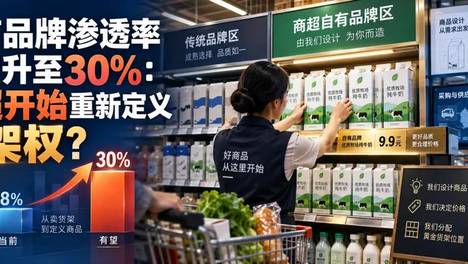 自有品牌渗透率有望升至30%：商超开始重新定义货架权？