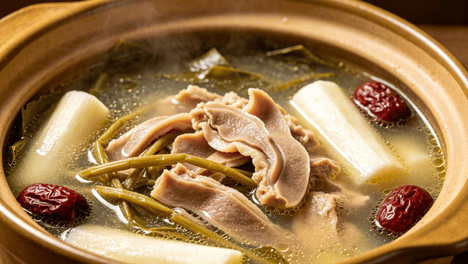 每周一膳|食欲不振、消化不良？来碗鸡矢藤猪肚汤，温和祛湿不伤身