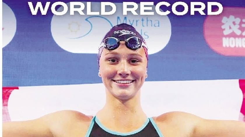 打破刘子歌尘封17年世界纪录 麦金托什改写女子200米蝶泳历史