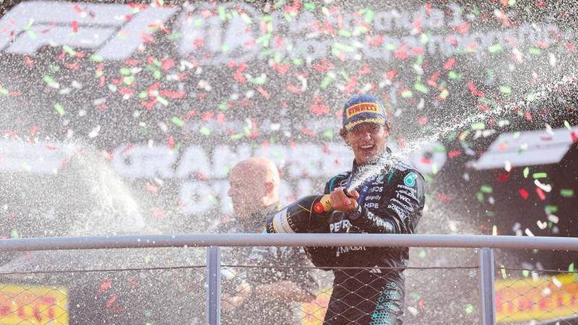 F1意大利大奖赛 安东内利夺冠