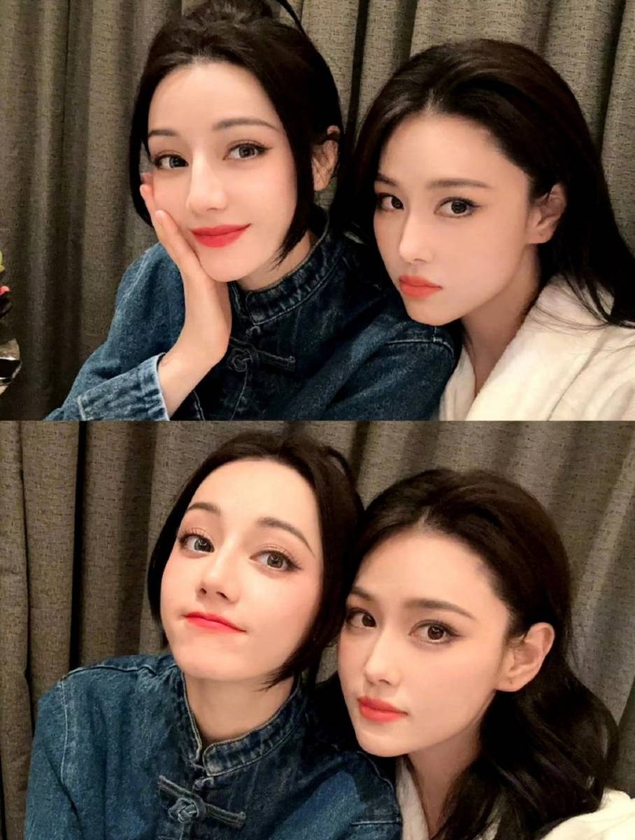 好意思女们友谊长存！迪丽热巴发文帮张馨予宣传新剧