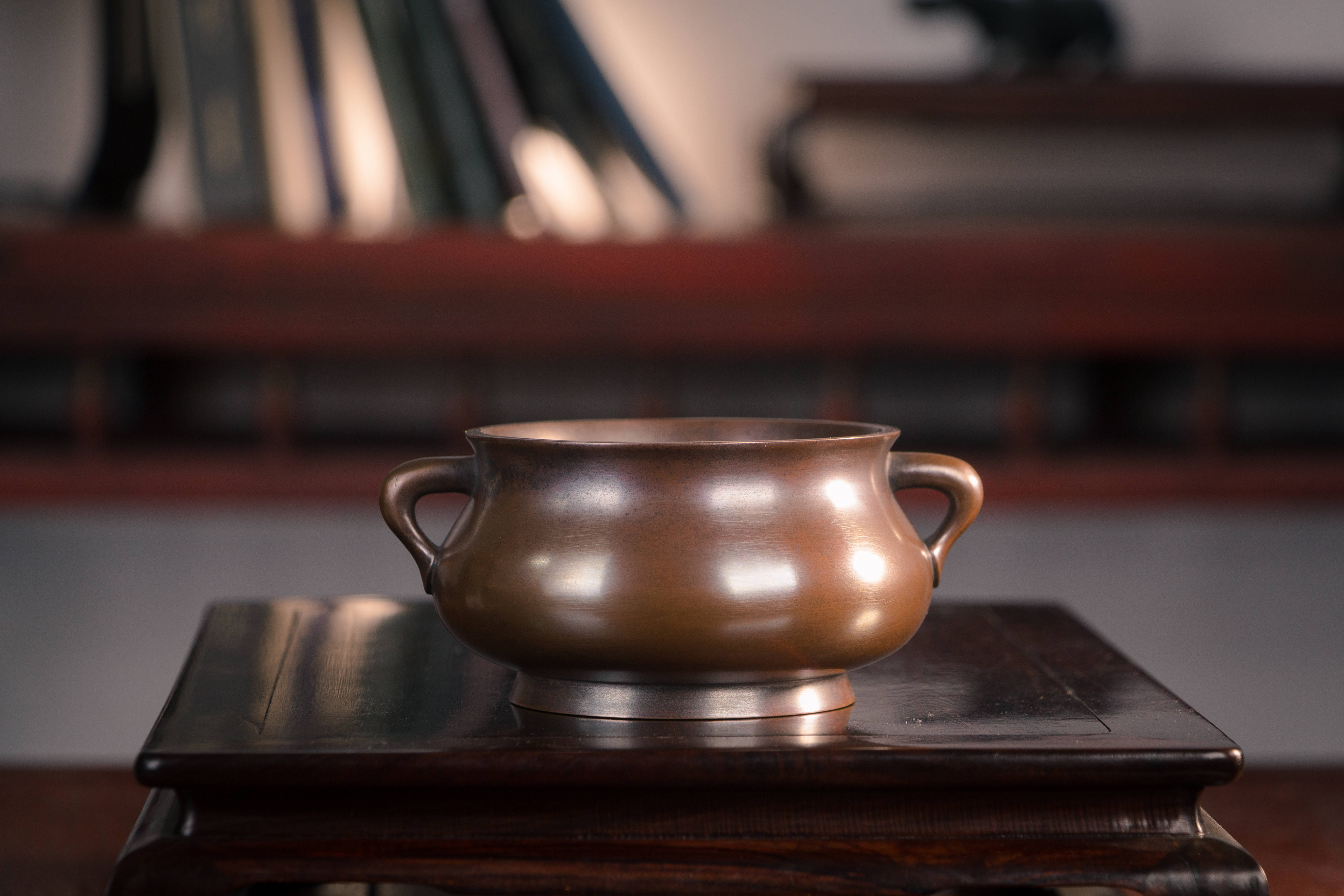 宣德炉的八大经典器型,每一款的美的个性十足!_耳炉_线条_皮色