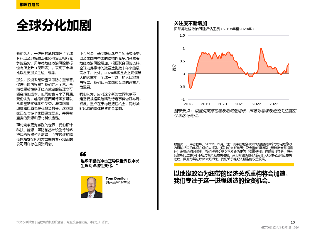 仍然出現失業率處於歷史低位和通脹上升的局面結論:情況已發生結構性