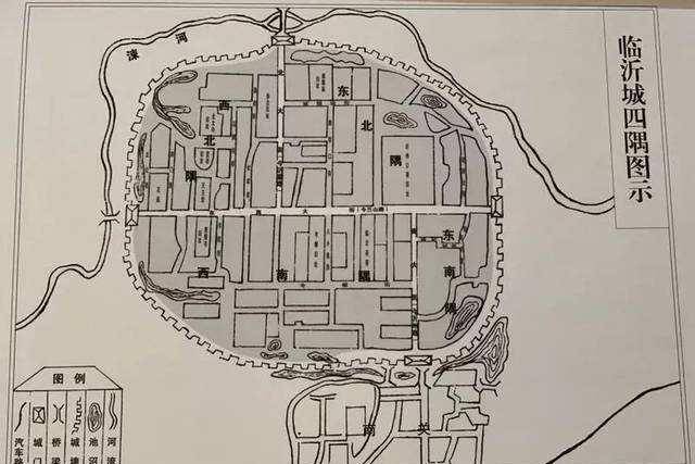 而比较现实的一种说法就是临沂古城的地图形状像一只龟.