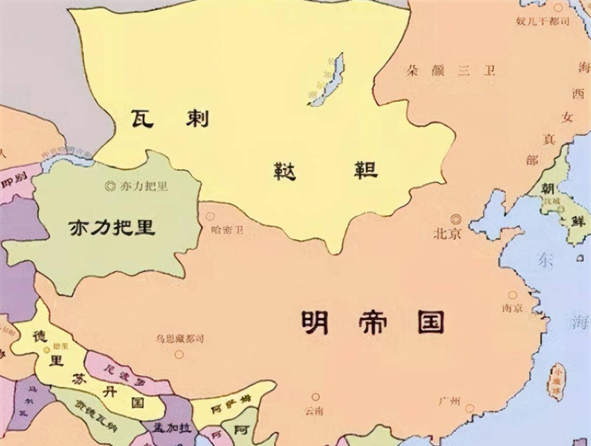 朱棣时期世界地图图片