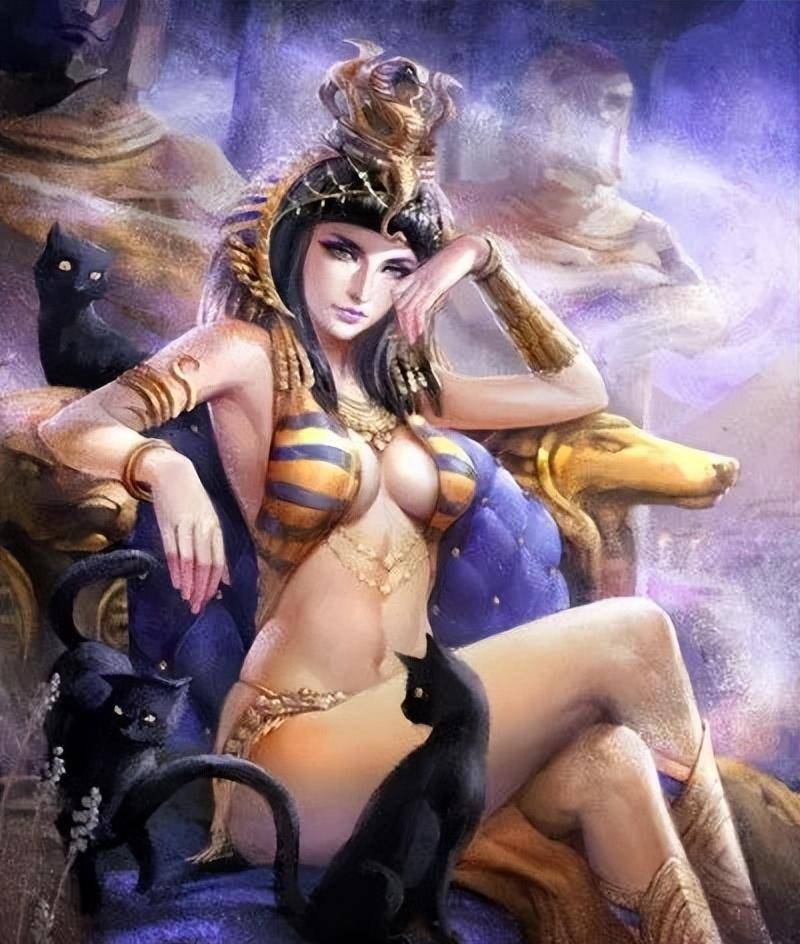 埃及艳后:为王位残杀自己亲弟弟同是丈夫,靠征服男人来征服世界_凯撒