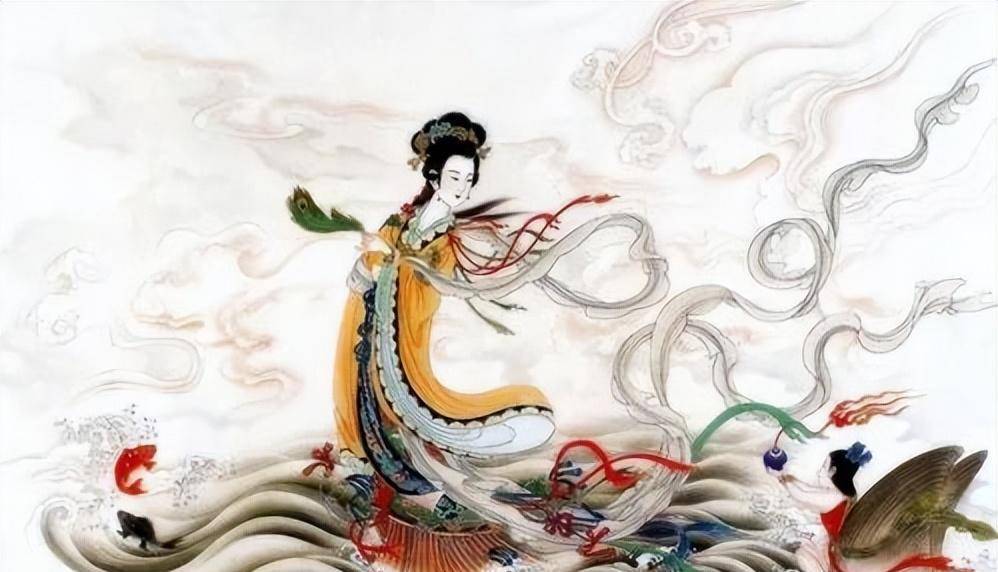 《水经注·湘江》:"大舜之陟方也,二妃从征,溺于湘江,神游洞庭.