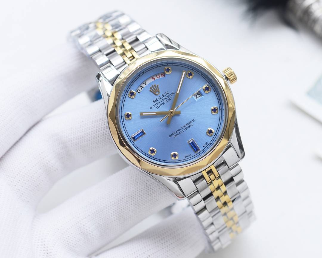 劳力士316l精钢表带西铁城机械防刮镜面玻璃真假对比_机芯_日本_矿