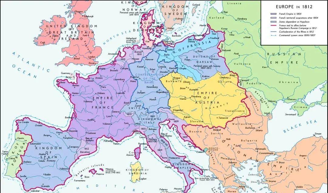 拿破仑从横扫欧陆到兵败莫斯科,这中间都发生了什么?_帝国_法军_胜利