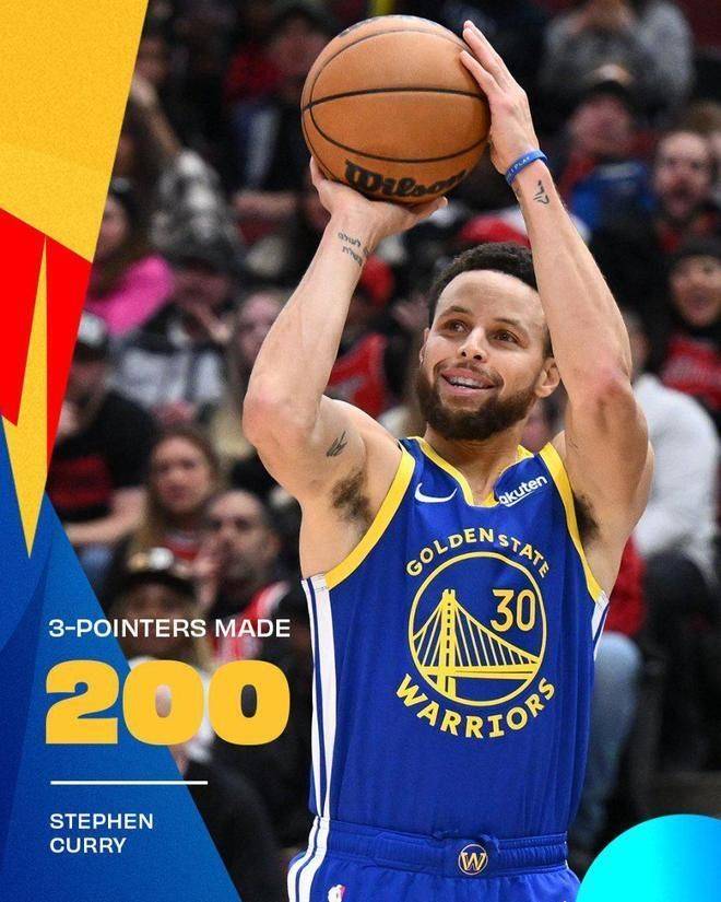 库里本赛季200记3分首人,改变nba规则的人_比赛_勇士_时代