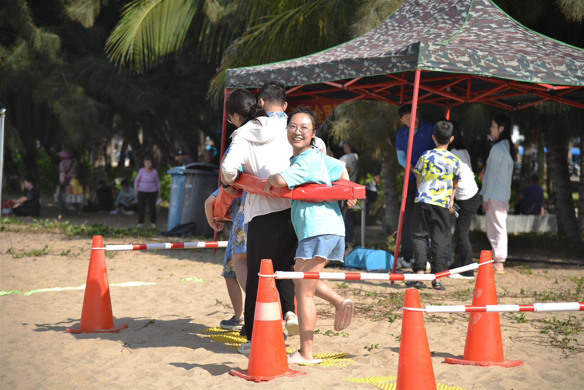 2024年三亚市全民健身大拜年沙滩运动嘉年华活动举行