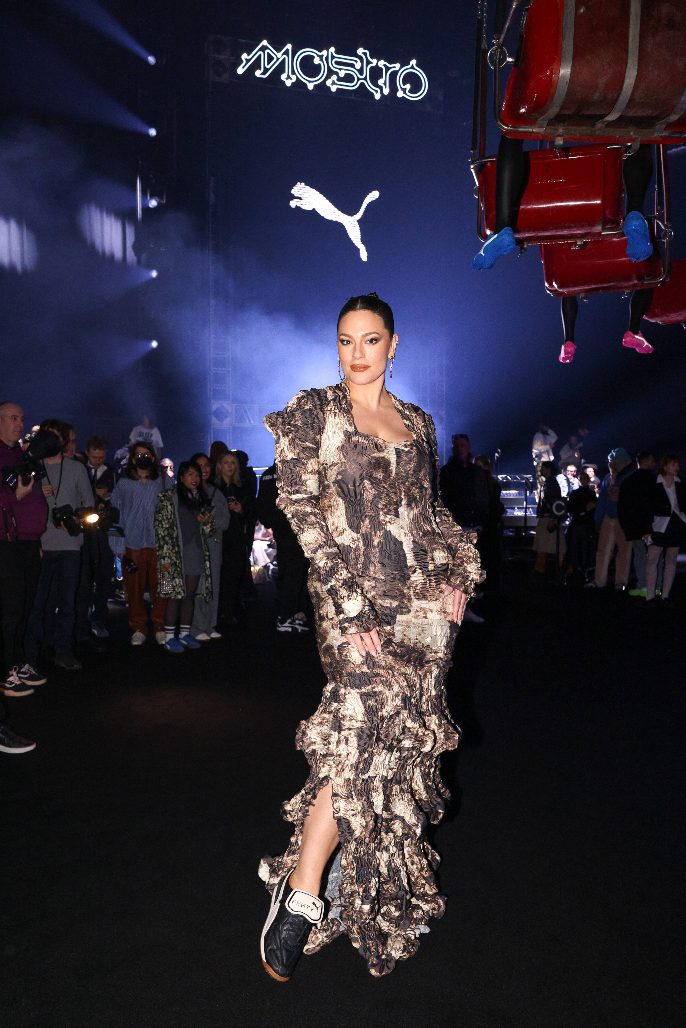 (从左到右)音乐制作人jay brown,puma全球品牌战略高级总监maria