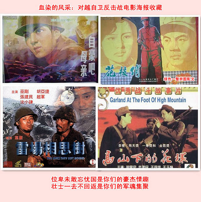 （原创）解读南疆自卫反击战电影：银幕颂英雄铁血铸军魂（海报拼图）