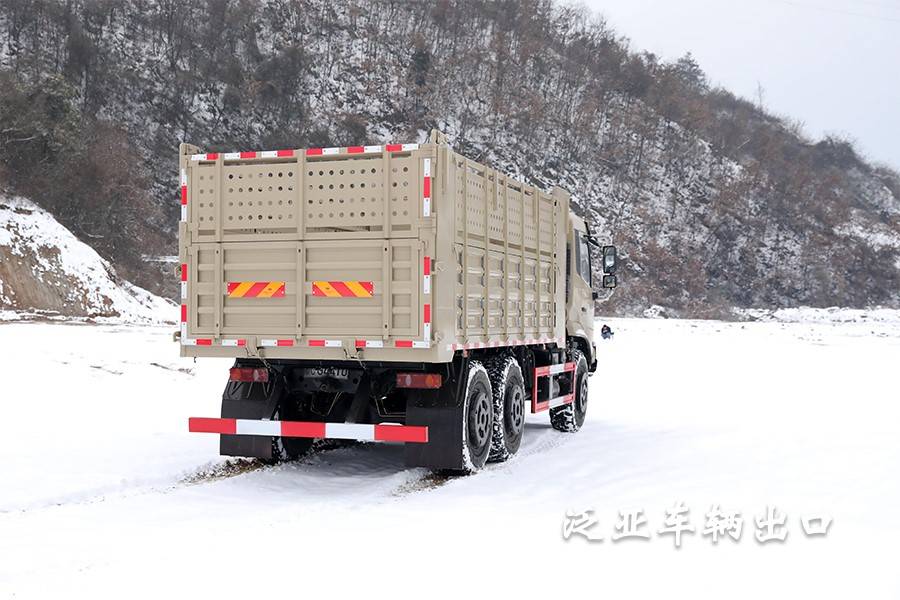 东风六驱6x6全驱出口型210马力越野高栏板工地重型载货自卸卡车_搜狐